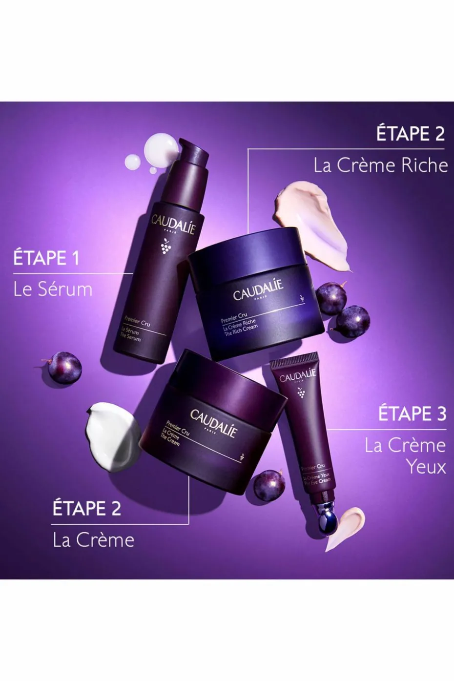 La crème riche Premier Cru rechargeable