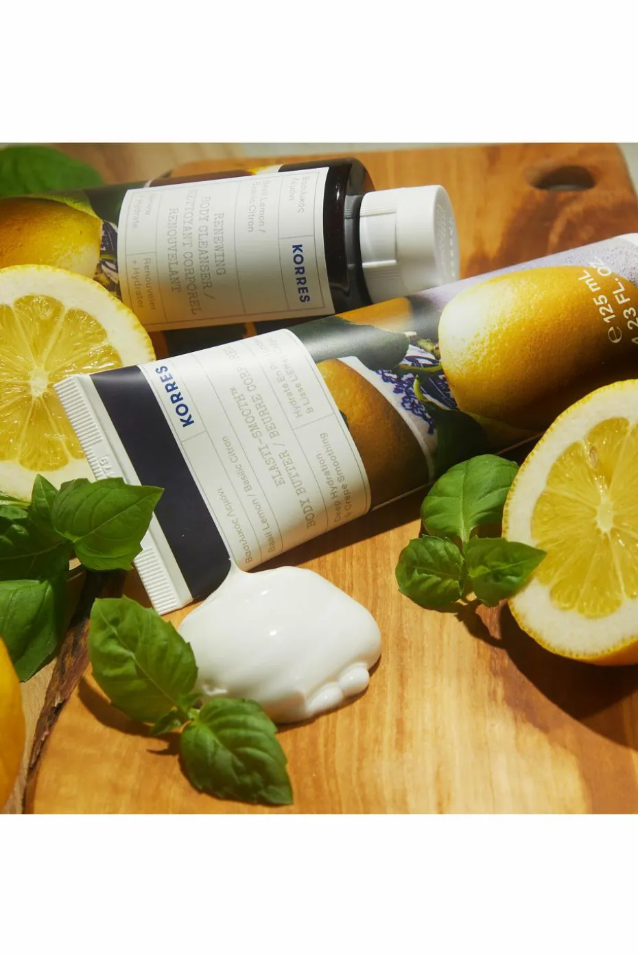 Lait corporel basilic citron