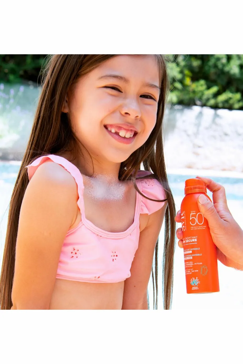 Lait hydratant crepitant invisible Sun Secure SPF50+