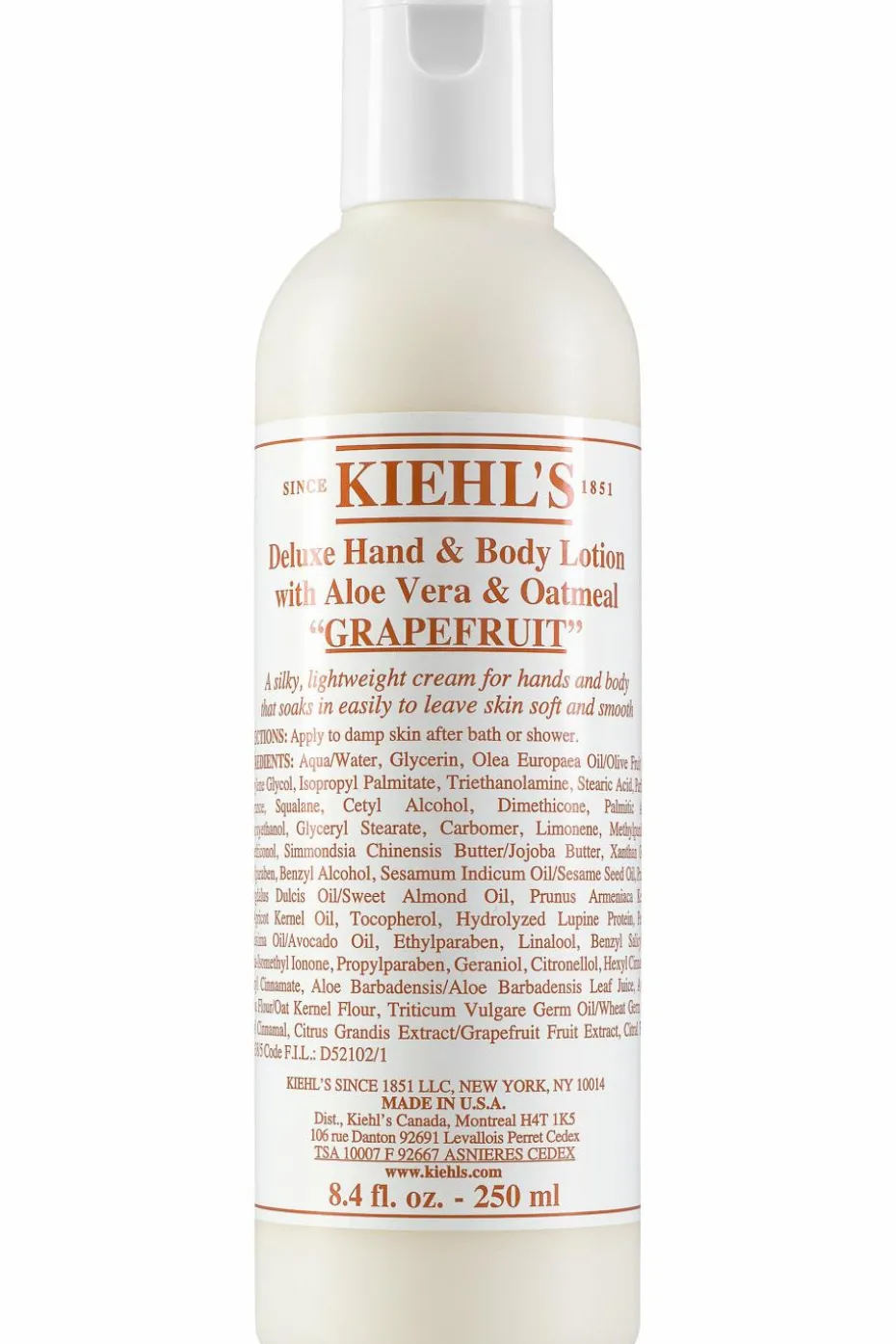 Lait pour le corps et les mains Hand and Body Lotion