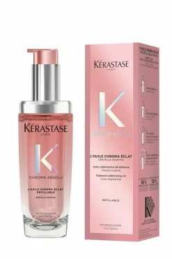L’huile Chroma Éclat rechargeable pour cheveux colorés Chroma Absolu