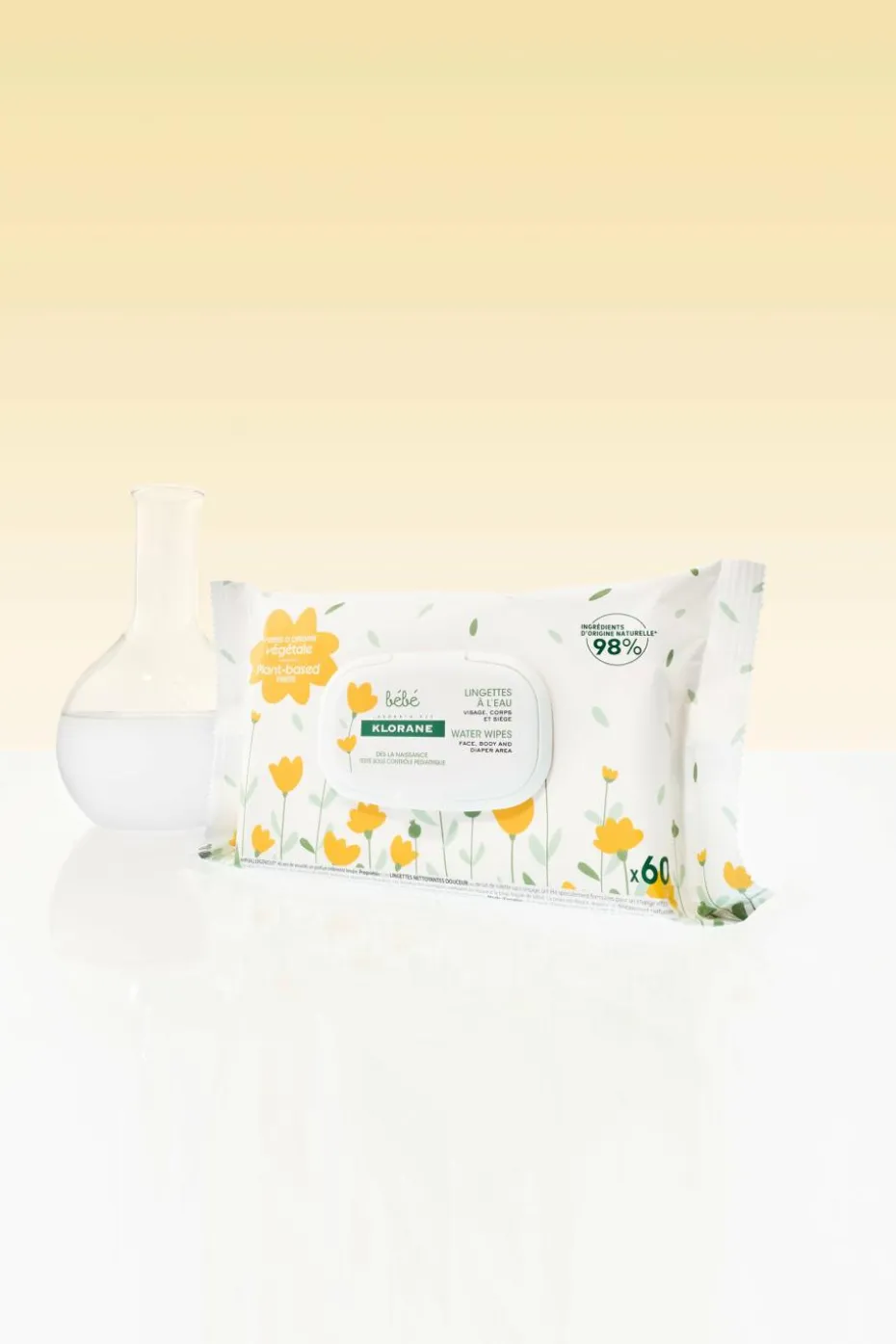 Lingettes nettoyantes douces