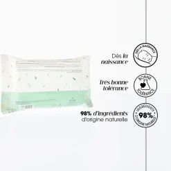 Lingettes nettoyantes douces