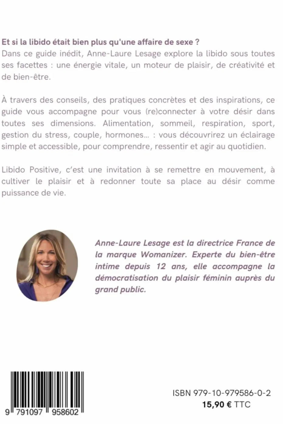 Livre Libido positive de Anne-Laure Lesage