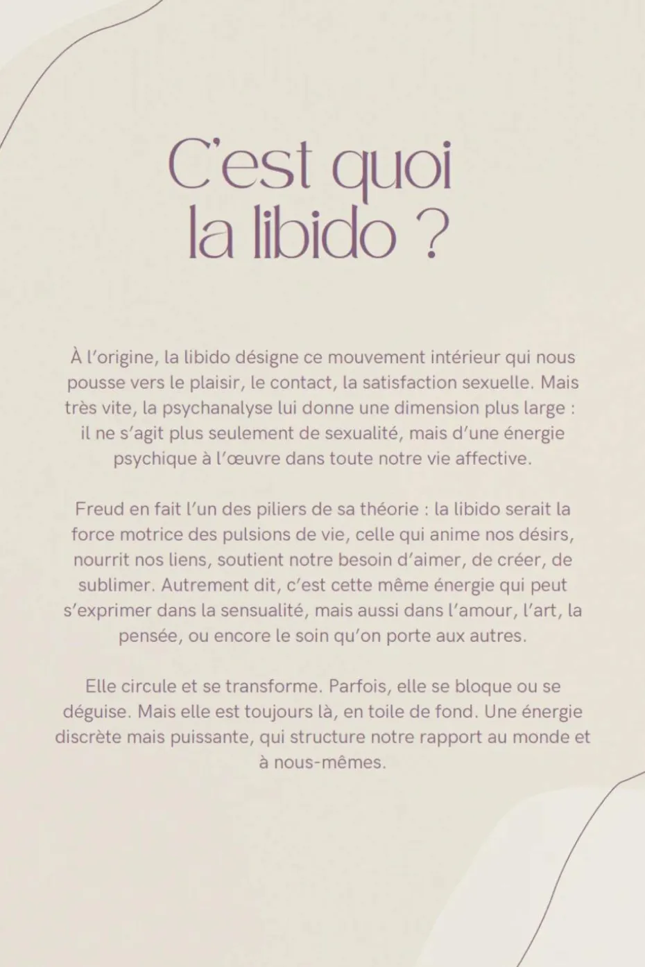 Livre Libido positive de Anne-Laure Lesage