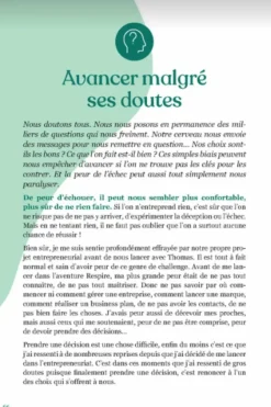 Livre Rêver, oser, se dépasser de Justine Hutteau la fondatrice de Respire