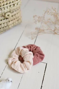 Lot de 2 chouchous en gaze de coton