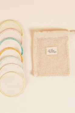 Lot de 7 cotons lavables & réutilisables