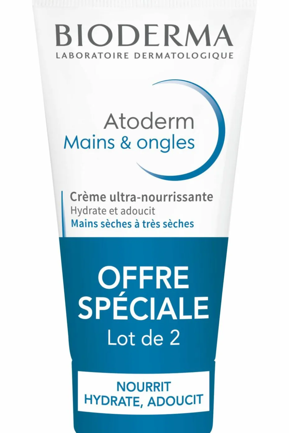 Lot de 2 crèmes mains et ongles réparatrice Atoderm
