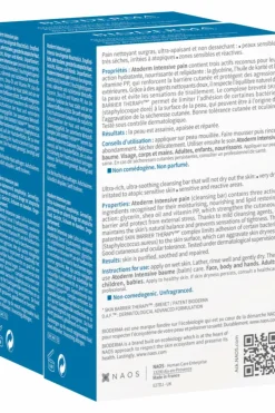 Lot de 2 pains surgras Atoderm