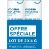 Lot de 2 stick lèvres Atoderm