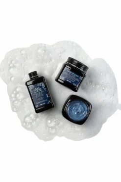Masque bleu pour cheveux blonds heart of glass