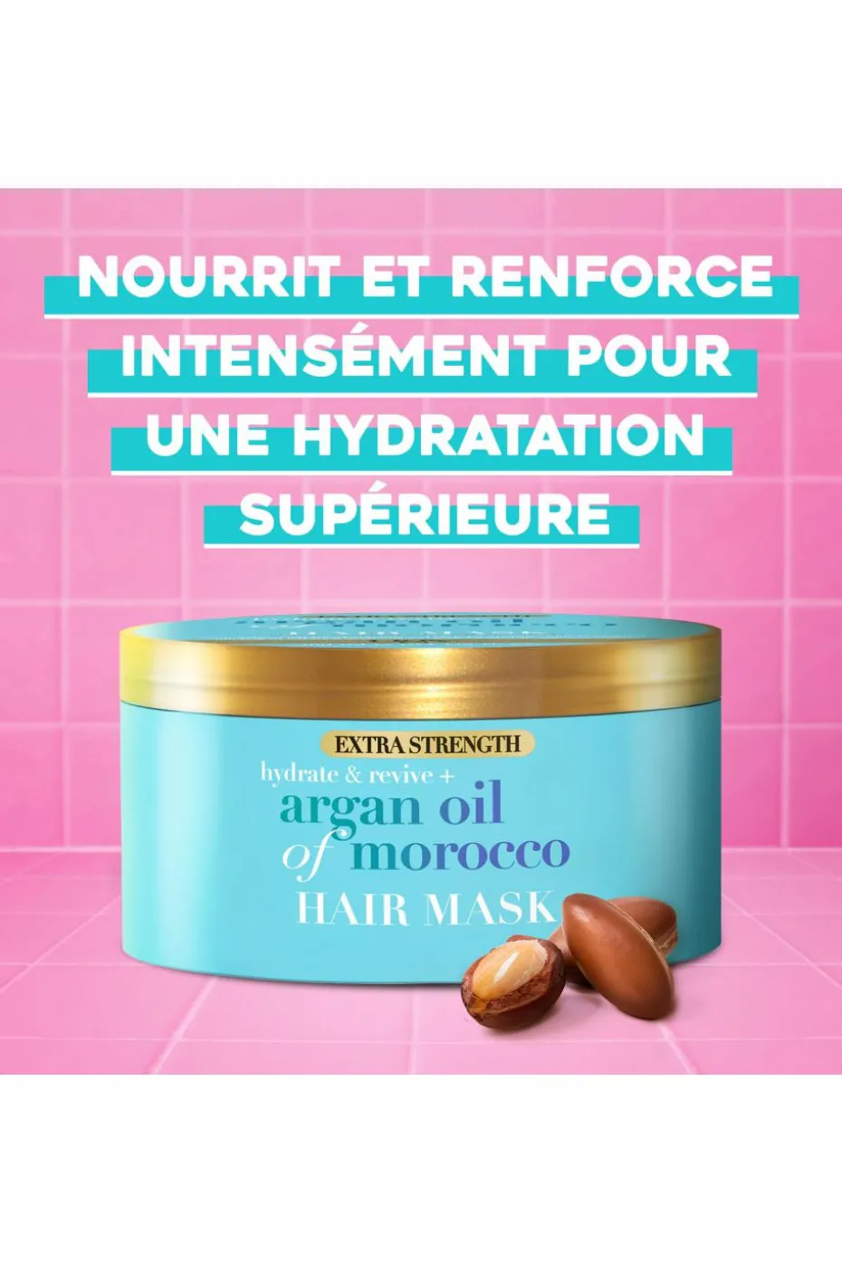 Masque capillaire revitalisant à l’huile d’argan du Maroc