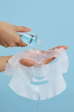 Masque en tissu à l’acide hyaluronique hydratation intense