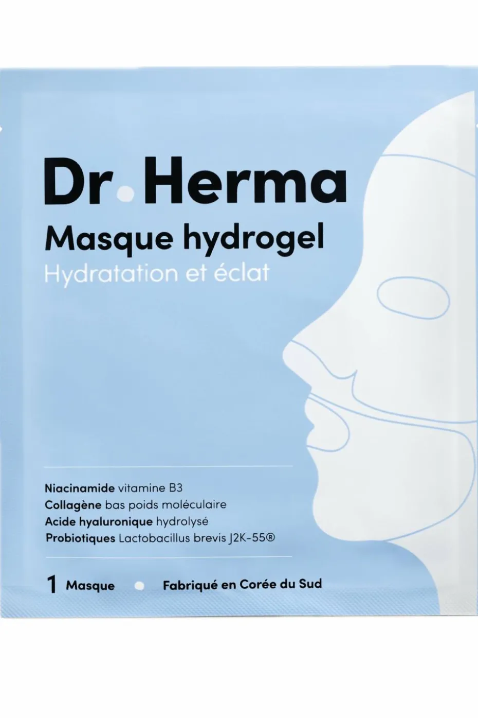 Masque hydrogel hydratation et éclat