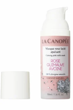 Masque rose lacté apaisant visage