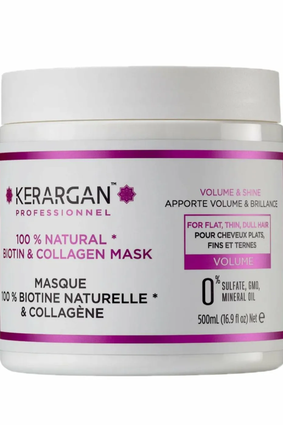 Masque volumisant à la biotine & collagène
