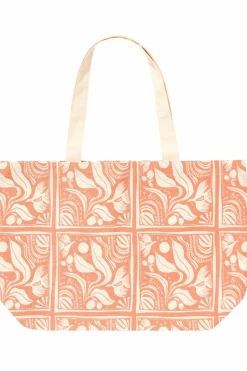 Maxi cabas couleur blush