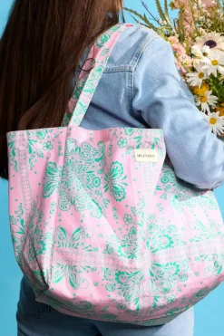 Maxi cabas printanier