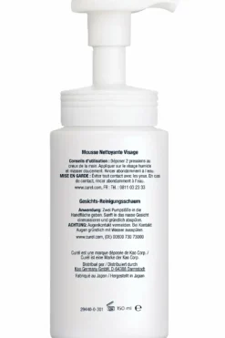 Mousse nettoyante visage