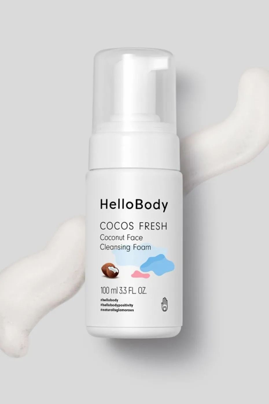 Mousse nettoyante visage Cocos Fresh