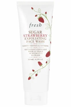 Nettoyant visage à la fraise et au sucre