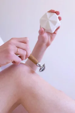 Pain de rasage solide Thé Vert Citron