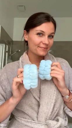 Paire de manchettes éponge