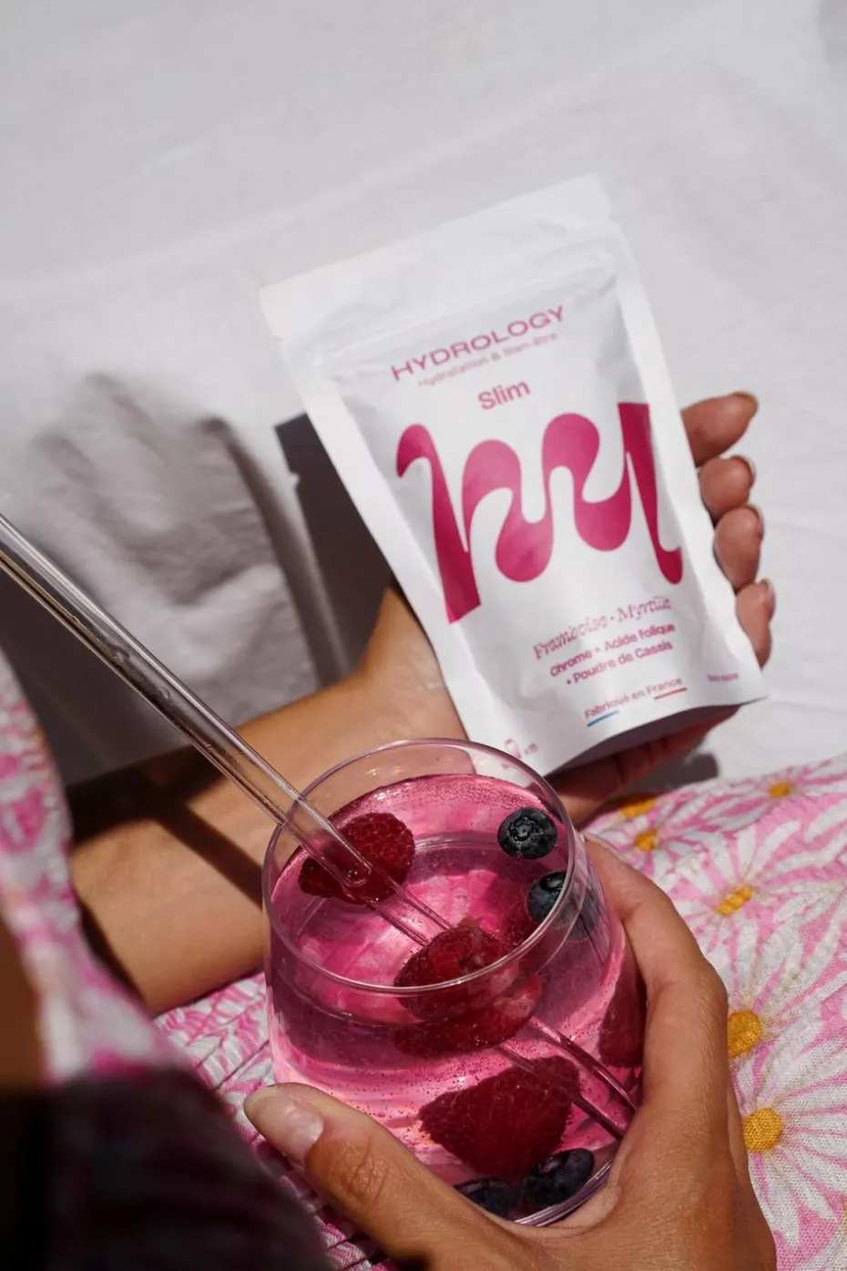 Pastille d’hydratation goût framboise myrtille minceur Slim