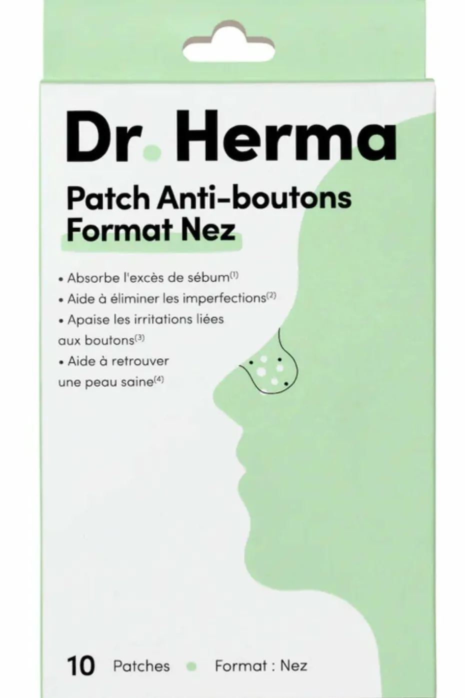 Patch anti-boutons pour le nez x 10