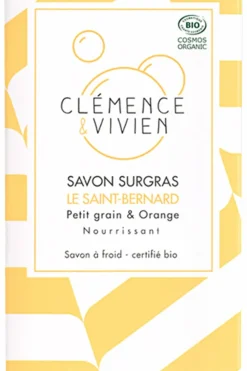 Savon solide corps, visage & cheveux le Saint-Bernard peaux sèches