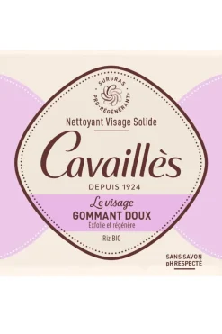 Savon solide gommant doux pour le visage
