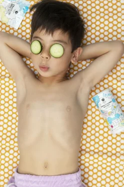 Sels de bain moussants Bleu