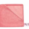 Serviette démaquillante rose