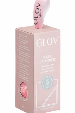 Serviette démaquillante rose