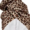 Serviette pour cheveux léopard