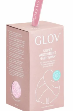 Serviette ultra-absorbante pour cheveux rose