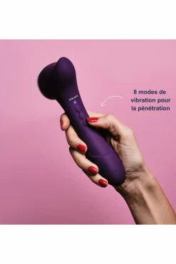 Sextoy 2 en 1 stimulateur clitoridien & vibromasseur The Amazing