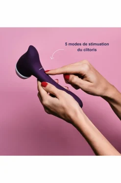 Sextoy 2 en 1 stimulateur clitoridien & vibromasseur The Amazing