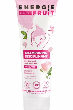 Shampoing disciplinant anti-frisottis au monoï rose et à l’huile d’Argan