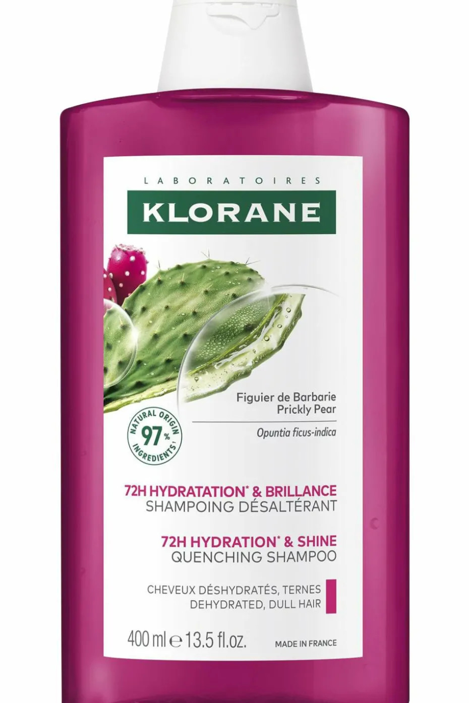 Shampoing désaltérant 72h au Figuier de barbarie
