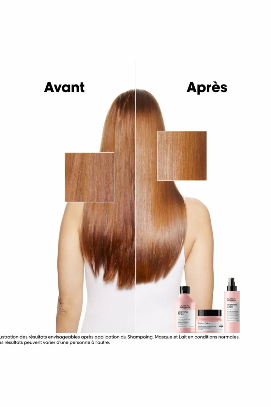 Shampoing pour cheveux colorés Vitamino Color rechargeable