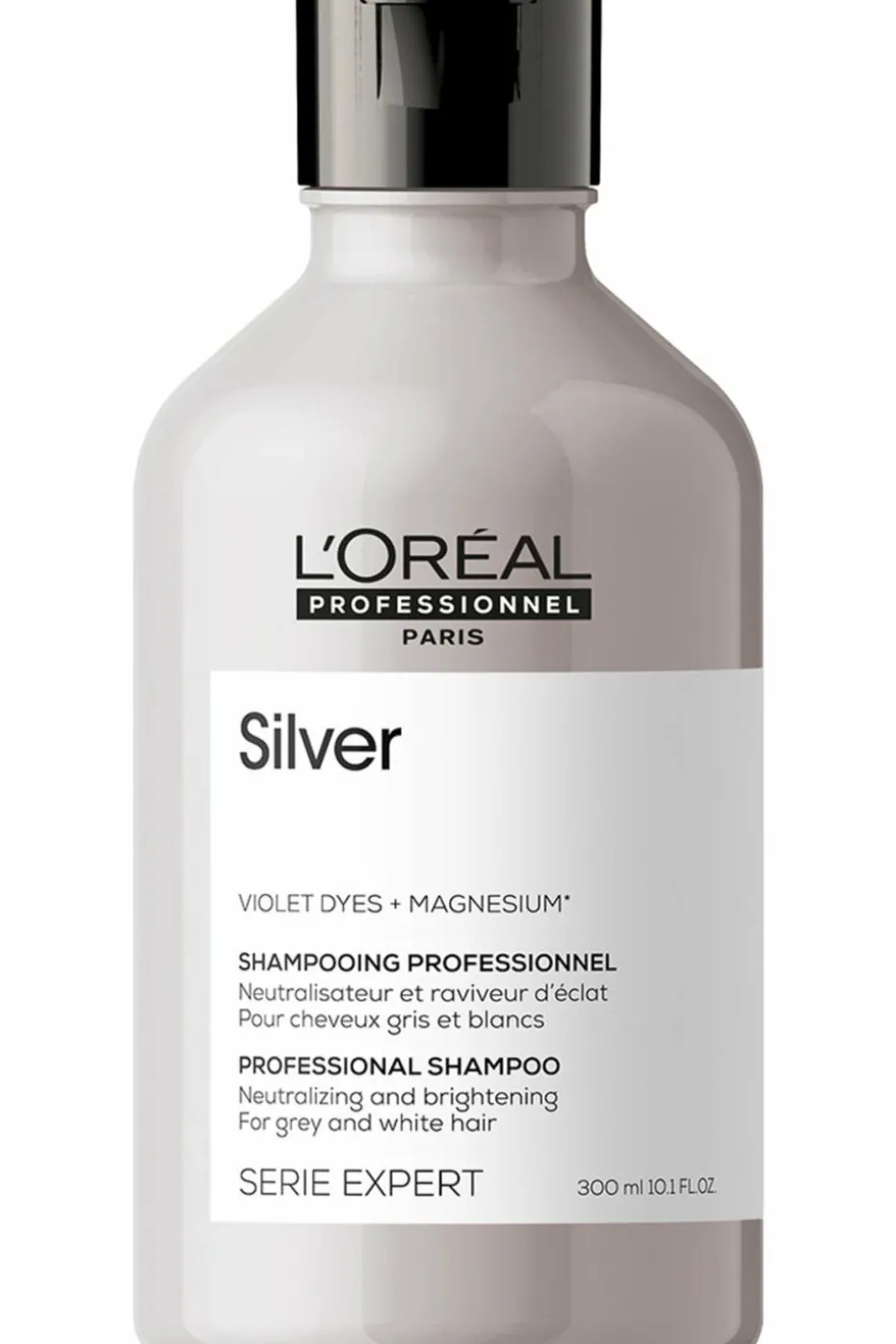 Shampoing pour cheveux gris et blancs Silver