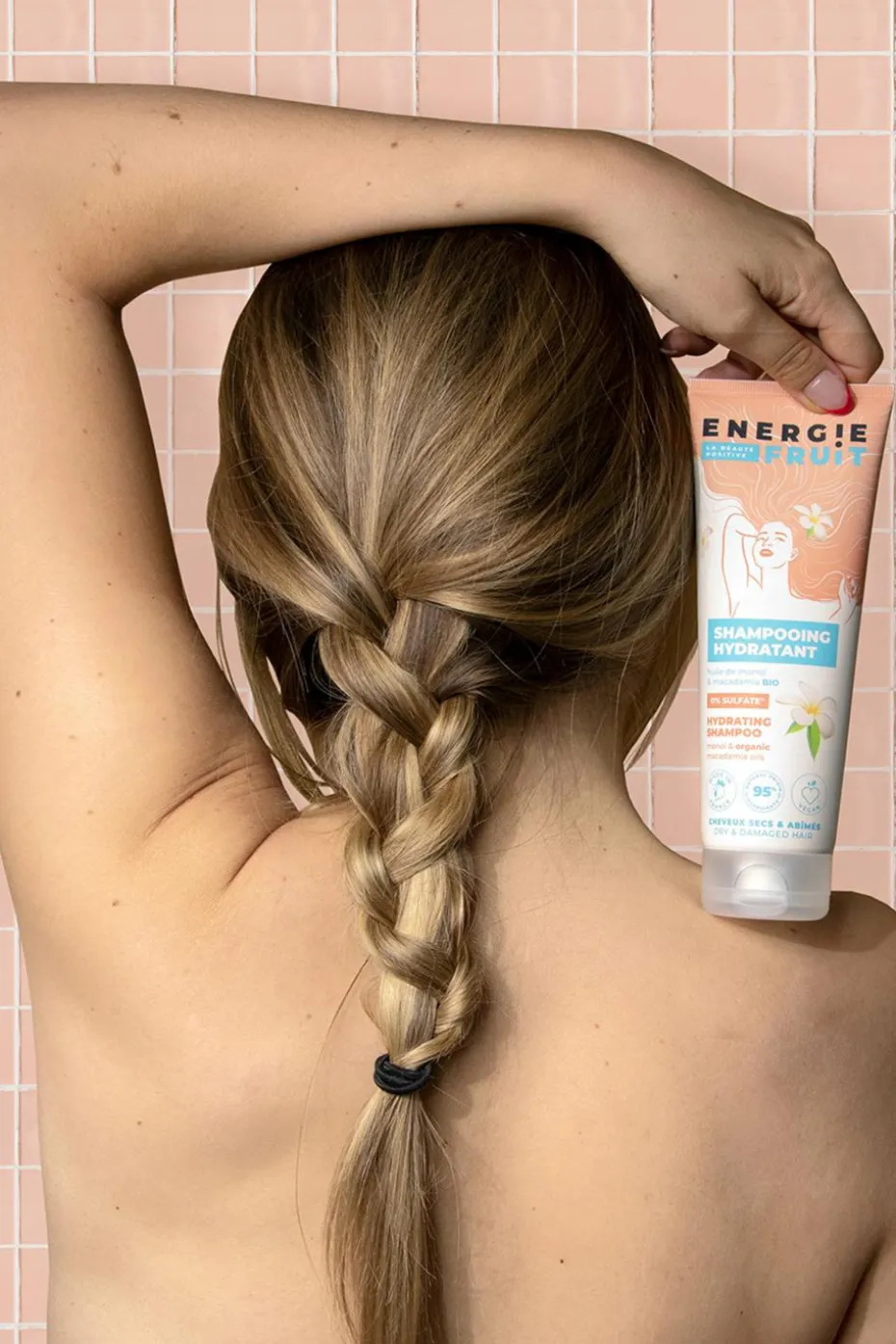 Shampoing pour cheveux secs au monoï et à l’huile de macadamia