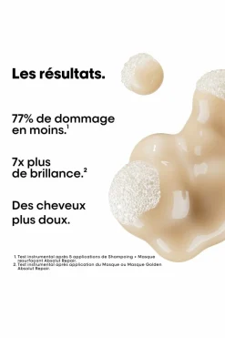Shampoing réparateur pour cheveux abîmés Absolut Repair rechargeable