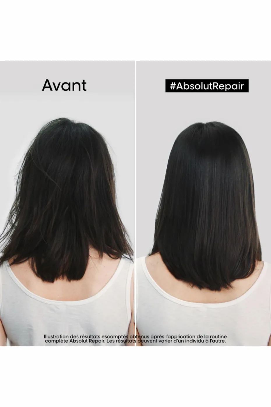 Shampoing réparateur pour cheveux abîmés Absolut Repair rechargeable
