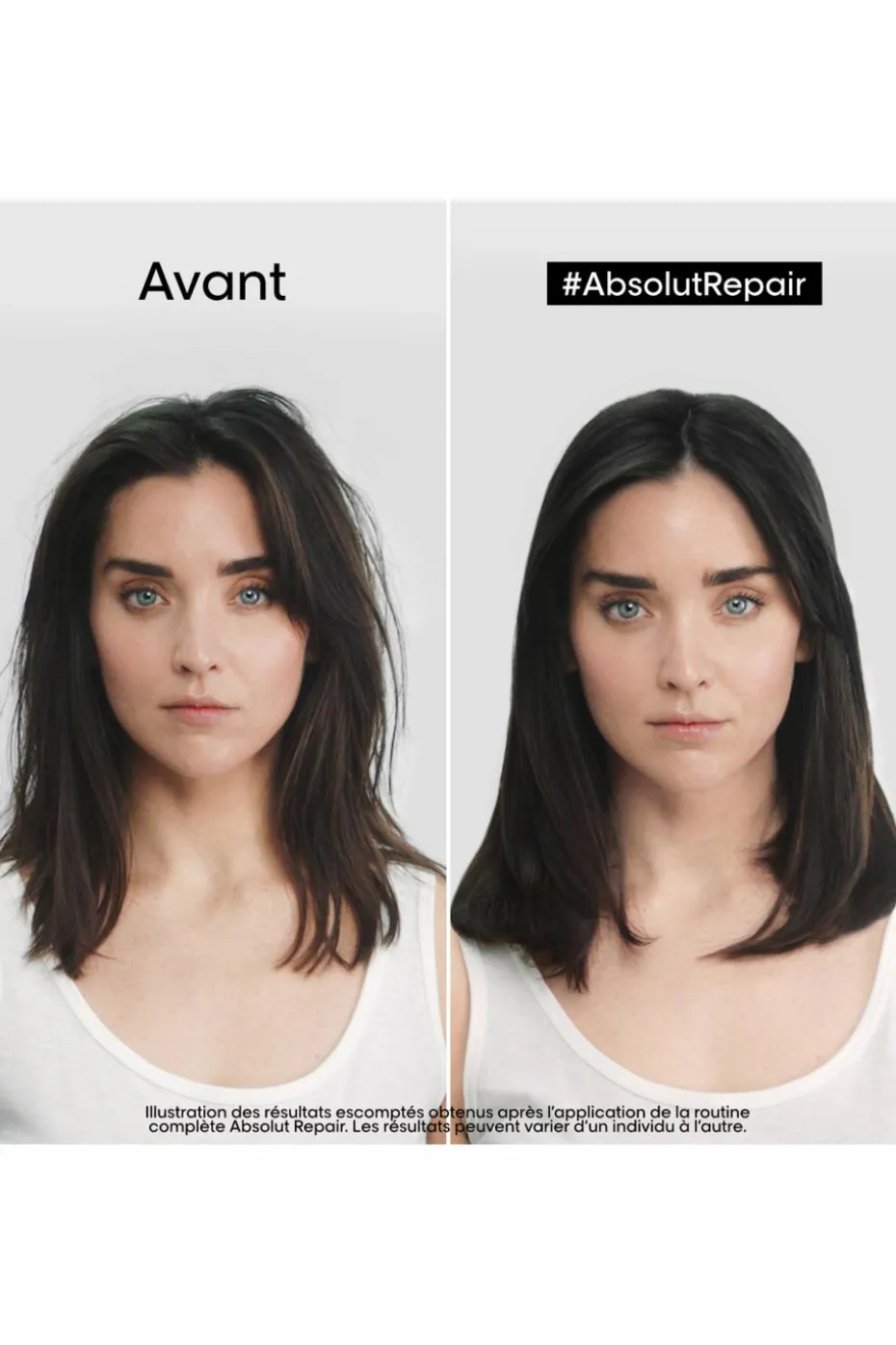 Shampoing réparateur pour cheveux abîmés Absolut Repair rechargeable