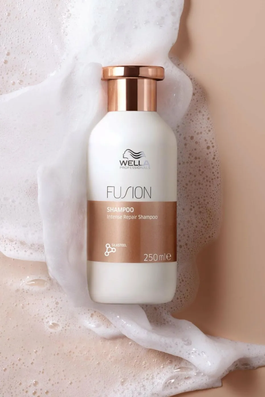 Shampoing réparation intense pour cheveux abîmés et fragilisés Fusion