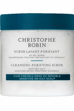 Shampoing scrub lavant purifiant au sel marin