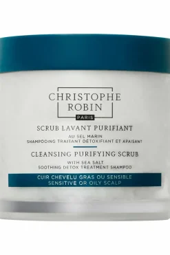 Shampoing scrub lavant purifiant au sel marin